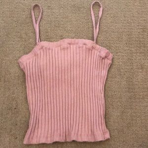 Mauve crop top